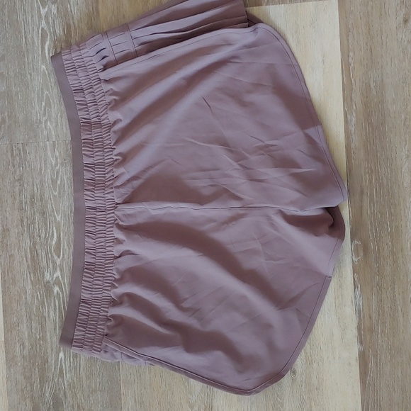 NWT JoyLab Women's High Rise Side Pleated Athletic Shorts Brown Size XL - Picture 4 of 8